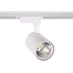 Le Spot LED Bron 20W Blanc pour Rail Monophasé fournit un éclairage polyvalent dans des espaces en constante évolution, où vo ...
