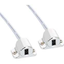 Efectoled - Interrupteur Capteur Double 12/24V dc pour Portes d'Armoires Argent