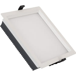 Efectoled - Downlight led 30W Carré Aero 130 lm/W Microprismatique lifud Coupe 210x210 mm 4000K Blanc neutre