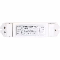 Le contrôleur RGB DMX512 Decoder 3 Channel RGB est un outil essentiel pour contrôler les Rubans LED RGB en utilisant le proto ...