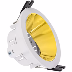 La Collerette Downlight Conique Reflect excentrique pour Ampoule LED GU10/ GU5.3 Coupe Ø 7 5mm est spécialement conçu pour lo ...