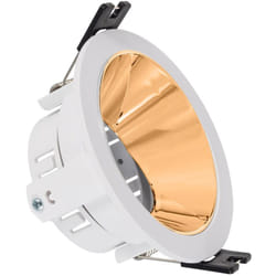 Collerette Downlight Conique Reflect pour Ampoule led GU10/ GU5.3 Coupe ø 75mm Bronze