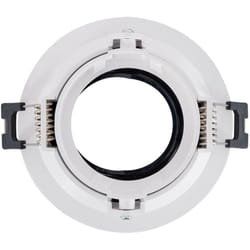 Collerette Downlight Conique Reflect pour Ampoule led GU10/ GU5.3 Coupe ø 75mm Noir
