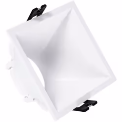 La Collerette Downlight Carrée 45º Faible UGR pour Ampoule LED GU10/GU5.3 est spécialement conçue pour loger une ampoule GU10 ...