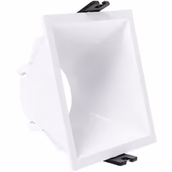 La Collerette Downlight Carrée Faible UGR pour Ampoule LED GU10 est spécialement conçu pour loger une ampoule GU10. Elle se d ...