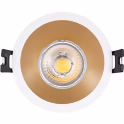 La Collerette Downlight Conique Reflect pour Ampoule LED GU10/GU5.3 Coupe Ø75mm encastrable est spécialement conçue pour loge ...