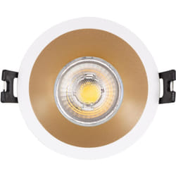 Efectoled - Collerette Downlight Conique Reflect pour Ampoule led GU10 / GU5.3 Coupe ø 75mm Beige