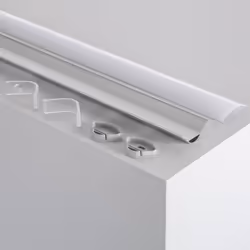 Le Profilé en aluminium anodisé qui vous permet une installation simple et élégante de nos Rubans LED . Ils peuvent être inst ...