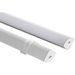 Efectoled - Profilé Aluminium pour Angle avec Capot Continu pour Ruban led jusqu'à 20mm Capot circulaire translucide 6 m