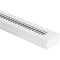 Rail Monophasé PC 2 Mètres pour Spots LED Blanc