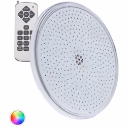 L' Ampoule LED Piscine Slim Submersible PAR56 RGB 12V AC 35W IP68 est une option très intéressante pour le remplacement d'amp ...