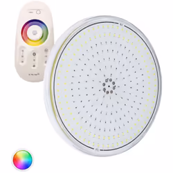 L' Ampoule LED Piscine Slim Submersible PAR56 RGBW 12V DC 20W IP68 est une option très intéressante pour le remplacement d'am ...