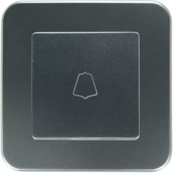 Efectoled - Bouton Poussoir Classic Argenté