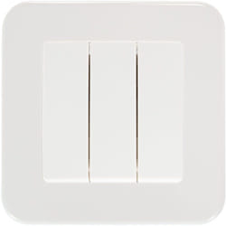 Interrupteur Triple Classic Blanc
