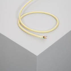 Câble Électrique Textile Doré 1 m