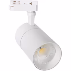 Le Spot LED New Mallet Dimmable 30W Blanc No Flicker (UGR 15) pour Rail Monophasé est la solution parfaite pour mettre en val ...