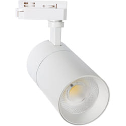 Efectoled - Spot led sur Rail Monophasé 30W Mallet Dimmable Blanc 3000K Blanc chaud