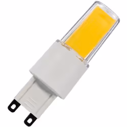 L'Ampoule LED G9 COB 3.8W 470 lm, vous permet de remplacer les ampoules halogènes type 2 picots G9 allant jusqu'à 35W avec le ...