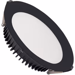 Le Downlight LED SAMSUNG New Aero Slim 24W 130lm/W Microprismatique (UGR17) LIFUD Noir Coupe Ø 200mm est une option pour l'éc ...