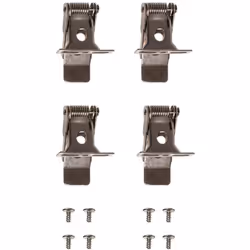 Kit composé de 4 clips de fixation et viserie qui vous permettra d'installer les panneaux en encastrés dans les faux plafonds ...