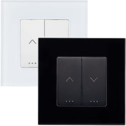 Interrupteur pour Volets Roulants Automatiques avec Flêches et Cadre pc Modern Blanc