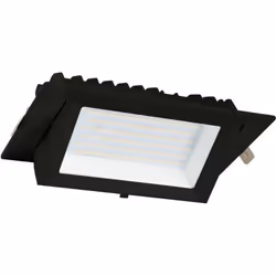 Le Spot Downlight LED Rectangulaire Orientable 38W Noir SAMSUNG 130 lm/W LIFUD combine parfaitement design, puissance et écon ...