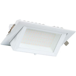 Efectoled - Spot Downlight led 20W Rectangulaire Orientable 130 lm/W lifud Coupe 210x125 mm 3000K Blanc chaud