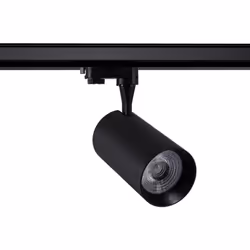Le Spot Led Vulcan 30W Noir pour Rail Triphasé (3 Allumages) fournit un éclairage polyvalent dans des espaces en constante év ...