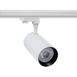 Spot led sur Rail Triphasé 30W Vulcan Blanc 3000K Blanc chaud