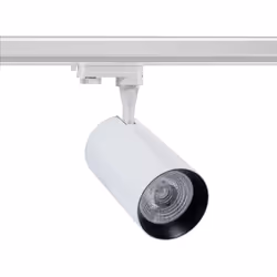 Le Spot Led Vulcan 30W Blanc pour Rail Triphasé (3 Allumages) fournit un éclairage polyvalent dans des espaces en constante é ...