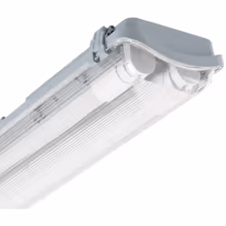 La Réglette Étanche Slim IP65 pour deux Tubes LED 120cm Connexion Latérale, vous permet d'installer deux tubes T8 et de les p ...