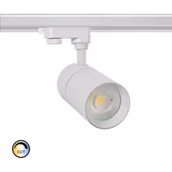 Le Spot LED New Mallet Dimmable CCT Sélectionnable 30W (UGR 15) pour Rail Triphasé (3 Allumages) est la solution idéale pour  ...