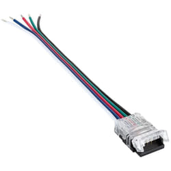 Efectoled - Connecteur hippo Câblé pour Ruban led IP20 rgbw