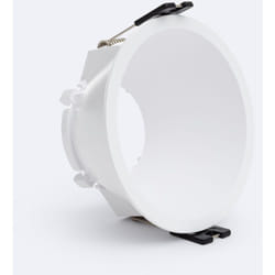 Efectoled - Collerette Downlight Conique Reflect pour Ampoule led GU10/GU5.3 Coupe ø 85mm Blanc