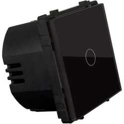 Efectoled - Interrupteur Tactile WiFi Simple Modern Noir