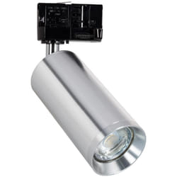 Efectoled - Spot à Douille sur Rail Triphasé Quartz pour Ampoule GU10 Argent