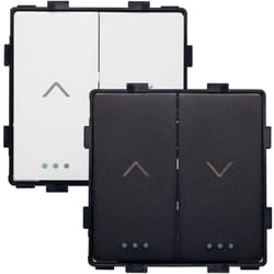 Bouton-Poussoir pour Volets Roulants Automatiques avec Flèches Modern Blanc