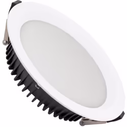 Le Downlight LED SAMSUNG New Aero 24W 4000K LIFUD Coupe Ø 200mm est une option pour l'éclairage central des espaces commercia ...