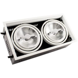Efectoled - Spot Downlight led 30W Dimmable Kardan AR111 Coupe 325x165 mm No Flicker 4000K Blanc neutre