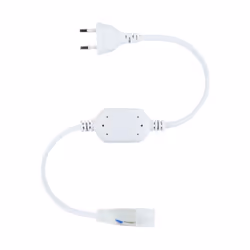 Le Câble Rectificateur permet de brancher le Néon LED Flexible 360º Rond Monochrome directement au secteur 220V AC, sans avoi ...