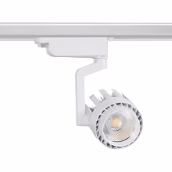Le Spot LED Dora 30W Blanc pour Rail Monophasé fournit un éclairage polyvalent dans des espaces en constante évolution, où vo ...