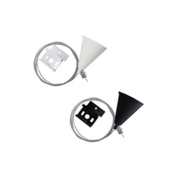 Efectoled - Kit de Suspension pour Rail Monophasé UltraPower Noir