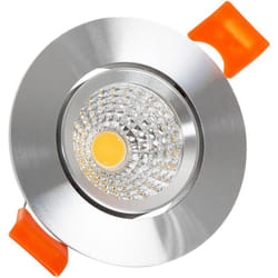 Efectoled - Spot Downlight led 5W Rond cob CRI90 Coupe ø 55 mm Argentée No Flicker 5000K Blanc froid