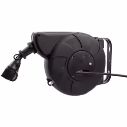 Description générale Enrouleur électrique type H07RN-F avec enrouleur automatique, offrant une prise de courant extensible de ...