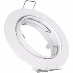 La Collerette Downlight Ronde Orientable pour Ampoule GU10/GU5.3 est spécialement conçu pour accueillir des ampoules GU10 ou  ...