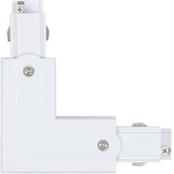 Connection Right Side Type l pour Rail Triphasé Blanc