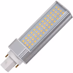 L'Ampoule LED G24 12W 1209 lm est équivalente aux ampoules traditionnelles de 100W. Elle émet une luminosité 1209 lumens, dis ...