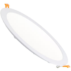 Efectoled - Dalle led 24W Ronde Extra-Plate Coupe ø 280 mm 5000K Blanc froid