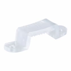 Clip de fixation en PVC transparent pour rubans LED 220V AC qui permet la fixation du ruban dans n'importe quelle surface. Di ...