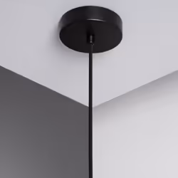 Le Support à Douille pour Suspension Extérieure avec Câble PVC est parfait pour personnaliser votre espace en choisissant l'a ...